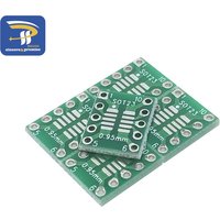 10pcs SOT23 MSOP10 to DIP Transfer Board DIP Pin Board Pitch Adapter 0.5mm/0.95mm To 2.54mm PCB