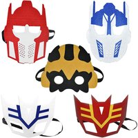 Super Hero Transformer Themed Party Felt Masks Kids Children Boy Birthday Party Decorations Dress up Costume Mask Favor Gifts