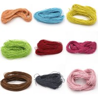 10 Meter 1mm Waxed Cotton Beading Cord Rope Threads For Making Bracelet Necklace Jewelry Decorative Handcraft Accessories