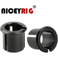 NICEYRIG Rod Rig Accessories 19mm to 15mm Rod Clamp Adapter dslr Camera Rig Photography Quick Release Aluminum Alloy (2pcs/Pack)