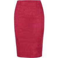 High Street Women Suede Multi Color Pencil Midi Skirt Female Spring Summer Basic Tube Bodycon Skirts Saia