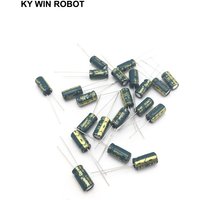 20pcs/lot 220UF 25V 220mf 105C 6X12mm Aluminum Electrolytic Capacitor 25V220UF radial lead 50pcs