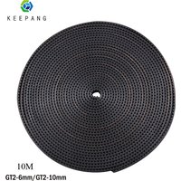 Courroie de distribution GT2 10 mm 6 mm 10M 5M 2M GT2-6, courroie pour imprimante 3D, pas de 2 mm, largeur 6 mm 10 mm, courroie GT2 en caoutchouc, pièces pour imprimante 3D