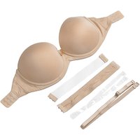 New Invisible Clear Back Strapless Bras Sexy Push up 2 breasted Bras Multiway Wedding Underwear Size 32 34 36 38 40 A B C D