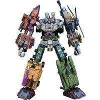 JinBao Bruticus Transformation Cool Anime 5 in 1 Action Figure Robot Car Military Tank Model Toys Gifts Onslaugh Oversize 43CM