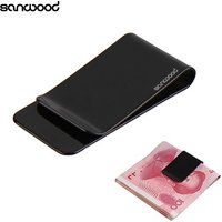 1Pc Metal Men Cash Bill Clamp Stainless Steel Mini Credit Card Folder Pocket Purse Simple Money Clip Holder зажим для д