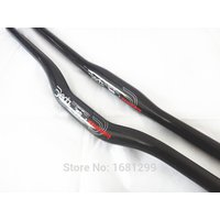 Newest JEDA Mountain bike 3K full carbon fibre handlebars flat rise carbon bicycle handlebars MTB parts 31.8*600-740mm