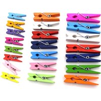 10-50Pcs/pack Hot Sale Mini Natural Wooden Clothes Photo Paper Peg Pin Clothespin Craft Clips School Office Stationery 19331