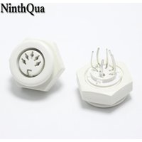 1pcs DIN 5P Female Jack Cable Connector with S terminals 5Pin Large Keyboard Panel Mount Solder Chassis Socket Adapter
