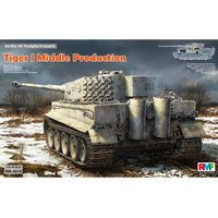 RYEFIELD MODEL RFM RM-5010 1/35 Tiger I Middle Production W/ Full Interior - Scale Model Kit