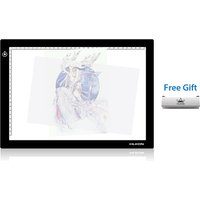 HUION L4S LED Light Pad Drawing Board 17.7 Inches Ultra-Thin Adjustable Eyesight-Protected Tracing Light Box for Artists Sketch