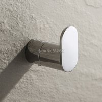 Towel Hooks Bathroom Coat Robe Hook Stainless Steel Heavy Duty Door Hanger Wall Hooks for Bathroom Bedroom Kitchen Hotel Chrome