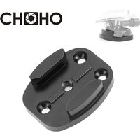 CNC Aluminum Alloy Flat Surface Mount Tripod Adapter 4 Hole Ver for GoPro Hero 13 12 DJI OSMO Action Camera Insta360 Accessories