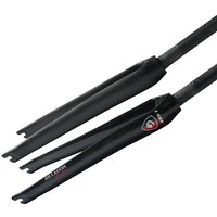 Newest ASIACOM Road bike aero 3K UD 12K full carbon fibre fork carbon bicycle forks light Track bike carbon front fork hard