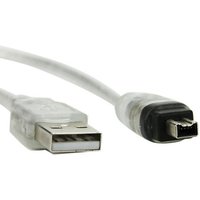 USB Male to Firewire IEEE 1394 4 Pin Male iLink Adapter Cord firewire 1394 Cable for SONY DCR-TRV75E DV camera cable 100cm