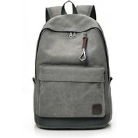 DIDA BEAR 2023 Women Men Canvas Backpacks Large School Bags For Teenager Boys Girls Travel Laptop Backbag Mochila Rucksack Grey