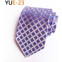 Blue Plaid Tie 8cm Necktie Men's Paisley Tie Red Fashion Floral Ties For Men Business Wedding Party Accessories
