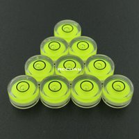 HACCURY (100pieces/lot) High Accuracy Spirit Level of Beads Mini Bubble Level Tools Horizontal Instrument diameter 12mm 15mm