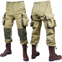 Uniforme de l'armée américaine M42 de la seconde guerre mondiale, parachutistes de l'armée de l'air 101, pantalons de troupes, pantalons d'extérieur Dulair, US/501101