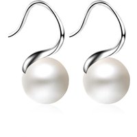 XIYANIKE Silver Color Elegant And Simple Pearls Stud Earrings For Women Sterling-silver-jewelry Boucle d'oreille VES6218