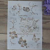 A4 DIY Craft Layering Flower Stencils For Walls Painting Scrapbooking Stamping Stamp Album Decorative Embossing Paper Card