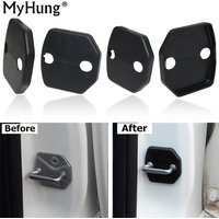 For Ford Focus 2 2005-2013 Fiesta Kuga Escape Car Door Lock Decoration Cover Anti-corrosive Lock Cover 4pcs Car Accessories