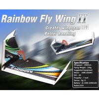Airplane Model EPP KIT DW HOBBY Rainbow Fly Wing 1000mm Wingspan Tail push version RC Airplane KIT