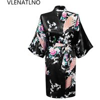 2015 Silk Kimono Robe Bathrobe Women Satin Robe Robe Longue Femme For Women Night Sexy Robes Night Grow For Bridesmaid Summer