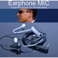 Earpiece Headset Mic for Baofeng UV-5r BF-888s UV-82 GT-3TP GT-3 Kenwood TK3107 Walkie Talkie Two Way Radio Accessories
