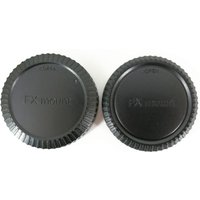 Rear Lens Cap Cover + Camera Front Body Cap for Fujifilm XS20 XS10 XT5 XT4 XT3 XT30 XT20 XE4 XE3 XH1 XH2S XA20 XA7 XPRO3 XPRO2