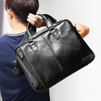 100% Genuine Leather Briefcase Men Bag Business Handbag Male Laptop Shoulder Bags Tote Natural Skin Men Briefcase