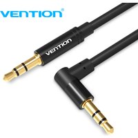 Vention 3,5-mm-Klinken-Audiokabel, 3,5-Stecker auf Stecker, Audio-Kabel, 90 Grad rechtwinkliges AUX-Kabel für Auto-Kopfhörer, MP3/4, Aux-Kabel, 1 m