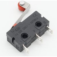 10 Pcs Roller lever arm mini micro limit switch SPDT quick action LOT
