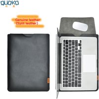 Selling Ultra-Thin Super Slim Sleeve Pouch Cover,Genuine Leather Laptop Bag Case For MacBook Pro Air 13 15 16" M1 Mac Pro 14