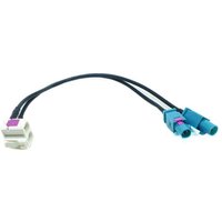Radio Adaptor Antenna Audio Cable Two Female - 2 Fakra Antenna Adaptor For vw for audi