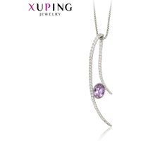 Xuping Jewelry Elegant Crystals Pendant Necklace for Temperament Women Valentine's Day Gifts M29-30024