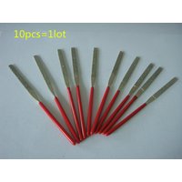 Wholesale 10pcs=1lot 2*100 Mini diamond flat file Guitar repair Jewelry appliance Watch repair tools Wholesale whole network