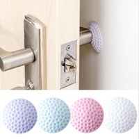 Self Adhesive Rubber Door Buffer Protectors Handle Bumpers Wall Thickening Mute Stopper Doorstop - Home Decorative Accessories