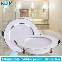 4PCS Waterproof LED Downlights 5W 7W 9W 12W 15W Dimmable Down light Spot Light Outdoor 4000K Ceiling Lamp For Bathroom Bulb