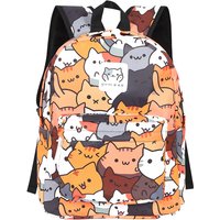 Neko Atsume Cat Backyard Intensive Anime Boys Girls Book Bag School Backpack Travel Mochila Rucksack Fashion