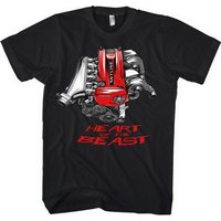 2019 Hot Sale 100% cotton Classic Japanese car fans Skyline GTR RB26 R32 R33 R34 Heart Of The Beast Engine JDM Tee Shirt