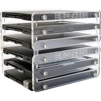 2F DIY2.5 inch solid state hard disk SSD acrylic bracket hard disk box external hard disk DE088