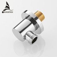 Messing-Umstellventil 1/2-Wege-Wasserseparator Dusch-T-Stück-Adapter Duschkopf-Umstellventil Badezimmerzubehör 811335