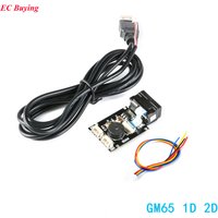 GM65 1D 2D Barcode Reading Board CMOS QR Code Scanner Reader Module USB URAT 617nm 6500K DIY Electronic Kit Cable AS608 Optical