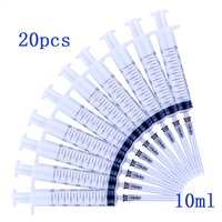 20pcs , Disposable Plastic Industry Syringe with Needles 10ml sterile Injector With Needle