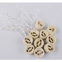 5-100pcs/lot, GU10 lamp led bulb base holder Socket base LED Lamp aging test holder fitting Silicon cable for led spotlight