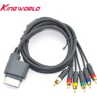 High quality cable for XBOX360 Xbox 360 Console HD TV Component Composite Cord AV Audio Video Cable Repair Accessories