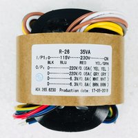 1PC 35W Sec Voltage 220V x2 + 6.3V x2 R-Core Transformer for TUBE preamp DAC amp diy