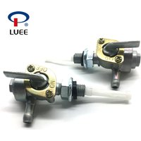 LVEE Fuelcock On/Off Valve Switch Petcock 2-3KW for Generator ET168 1/4" Hose Tap Engine Fuel Tank