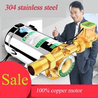 220V 150W Stainless Steel automatic mini household booster water pump self priming water circulation pump for shower heating